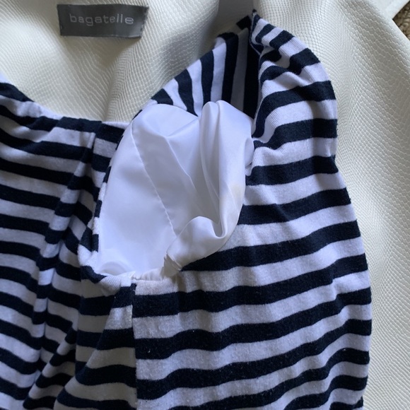 White Faux Leather Moto Jacket Bagatelle XS - Picture 10 of 10